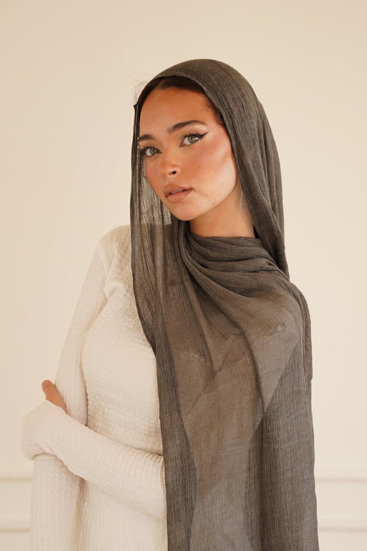 Dual-Tone Drape - Greyish