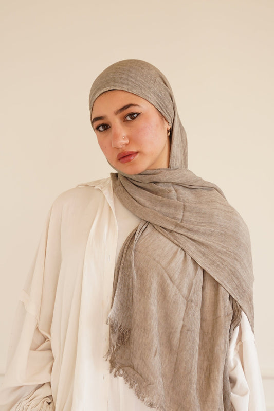 Dual-Tone Drape - Light Beige